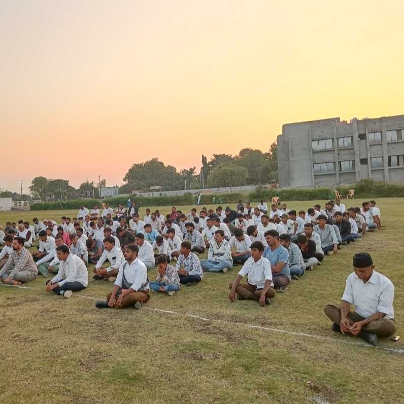 રાષ્ટ્રીય સ્વયંસેવક સંઘના શતાબ્દી વર્ષ નિમિત્તે રાણપુર તાલુકા દ્વારા હિંદુ શક્તિ સંગમ નામના કાર્યક્રમનું આયોજન ગીતાંજલી ગ્લોબલ સ્કૂલ રાણપુર