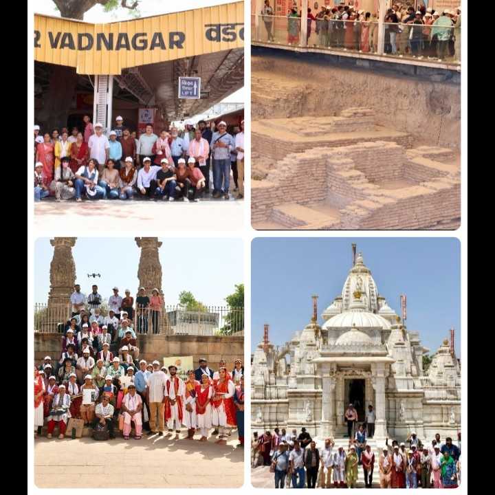 વડનગર ખાતે સાંસ્કૃતિક શનિવાર માં કલા સંસ્કૃતિ ની જાગૃતિ માટે નોઅનોખો કાર્યક્રમ યોજાયો