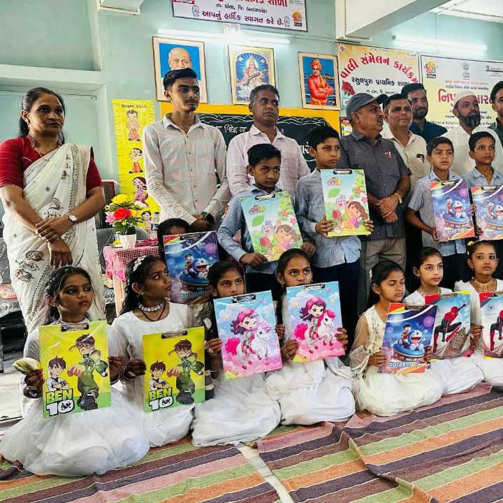 દાંતા તાલુકાના રસુલપુરા પ્રાથમિક શાળા માં ધોરણ 5 ના વિદ્યાર્થીઓ નો વિદાય સમારંભ યોજાયો…