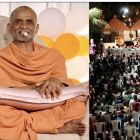 જસદણમાં સ્વામિનારાયણના પ્રબોધસ્વામી મહારાજની વિશાળ સત્સંગ સભા યોજાઈ